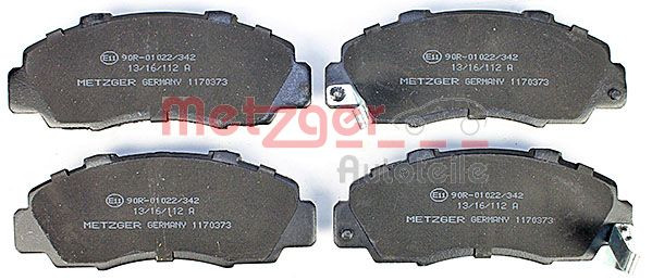 METZGER Bremsbelagsatz, Scheibenbremse